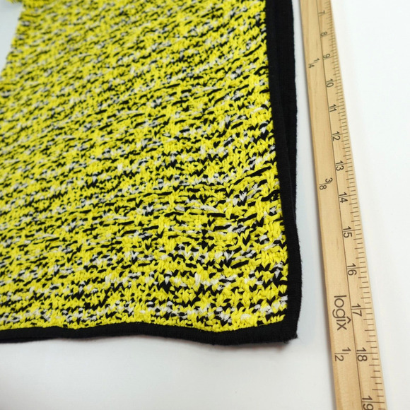 Rag & Bone Midi Dress Womens Medium Yellow Viola Boucle Chunky Knit Sleeveless - Picture 14 of 16